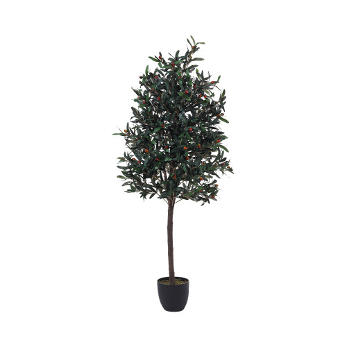 Living And Home 190cm Artificial Olive Tree Decorative Plant in Planter 1