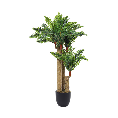 Living And Home 100cm Artificial Persian Grass Decorative Plant in Planter 1