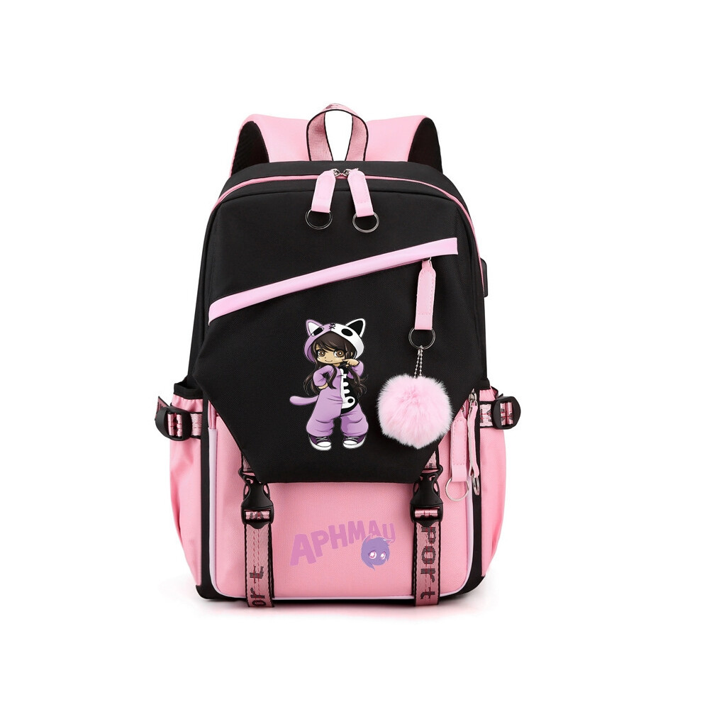 (02) New Aphmau Backpack Satchel Students School Book Bags Kid Teenagers Shoulder Bag
