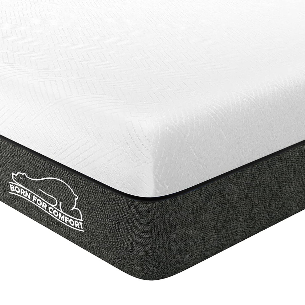 Bigzzia (5Ft King Size) Gel Memory Foam Mattress Cooling Double Layer