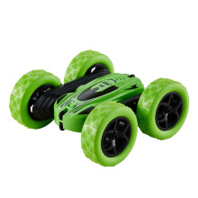 (Green) 2.4G RC Stunt Car Toy