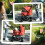 PawHut PawHut Pet Stroller Dog Foldable Travel Carriage with Reversible Handle, Red 4