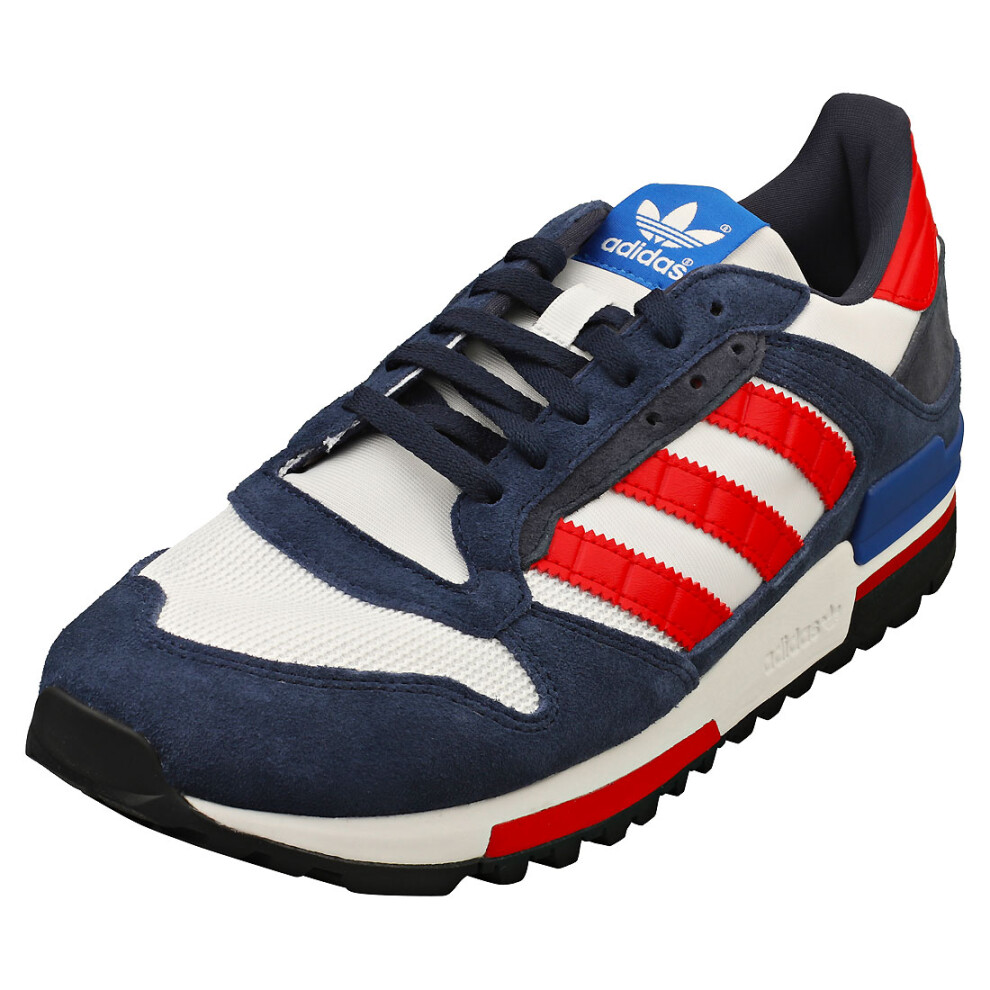 (8) adidas Zx 600 Mens Fashion Trainers in Navy Red White