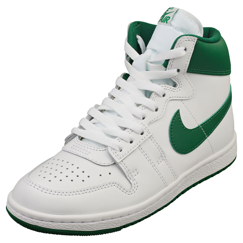 (4) Nike Jordan Air Ship Mens Fashion Trainers in White Green