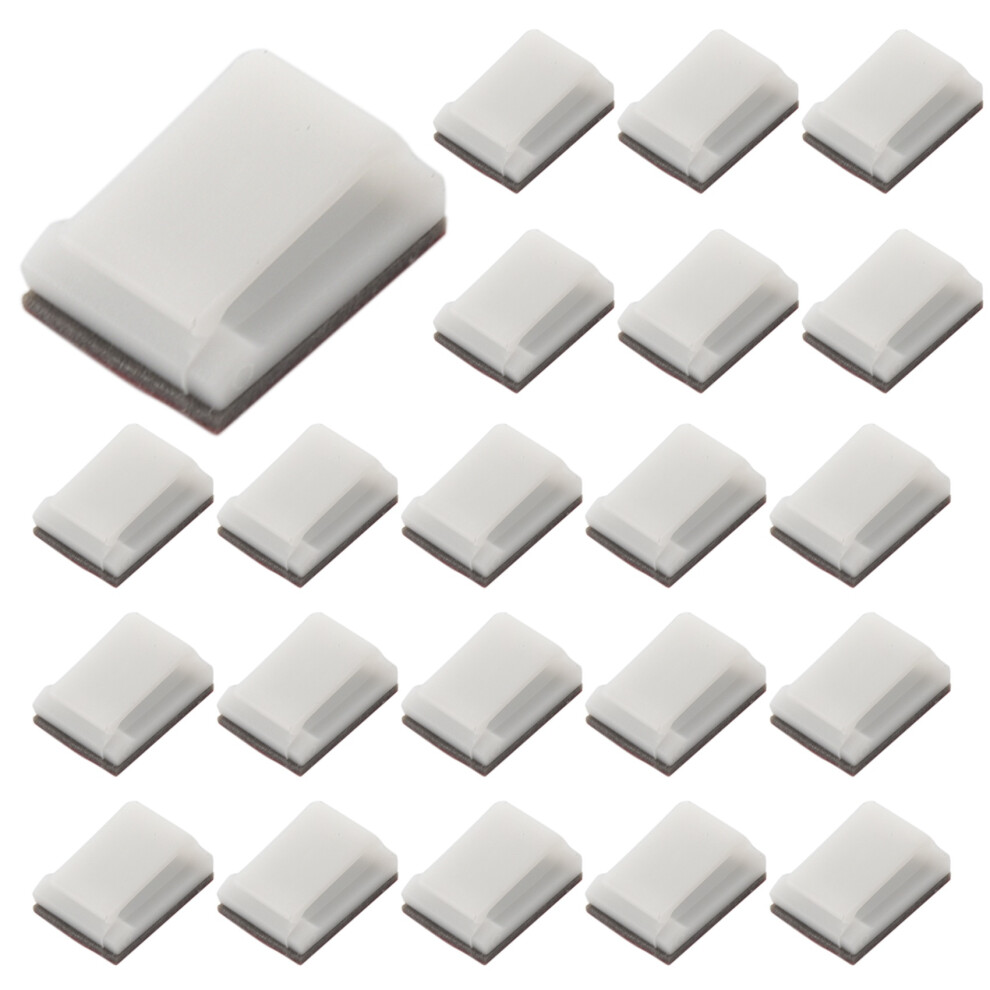 Self-Adhesive Led Strip Light Mounting Brackets Clips(100-Pack White) 4851267444443