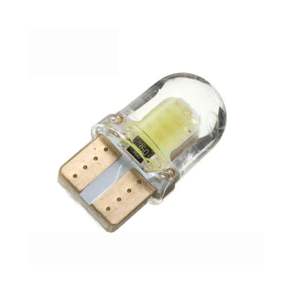 10Pc Led T10 W5w Cob Smd Canbus Bright License Bulb White/Light 4851267442302