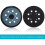 5 inch 8 Holes 125mm Hook Loop Sanding Backing Pad for 2