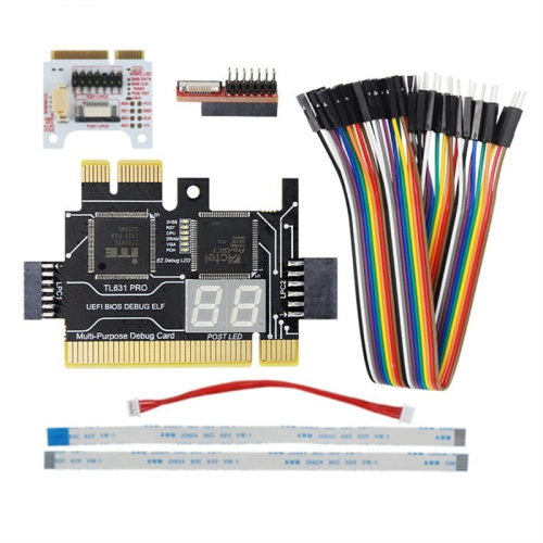 TL631 Pro LPC-DEBUG Diagnostic Card+Expansion Card PCI PCI-E 2