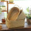 Woven Storage Basket Rattan Breadfruit Case Holder(S,24X15X9cm) 5