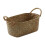 Woven Storage Basket Rattan Breadfruit Case Holder(S,24X15X9cm) 1