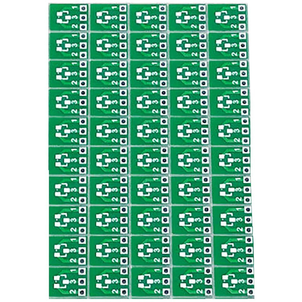 50Pcs Sot23 Sot23-3 Turn Sip3 Double-Side Smd Turn Dip Sip3 Adapter 4851267450376