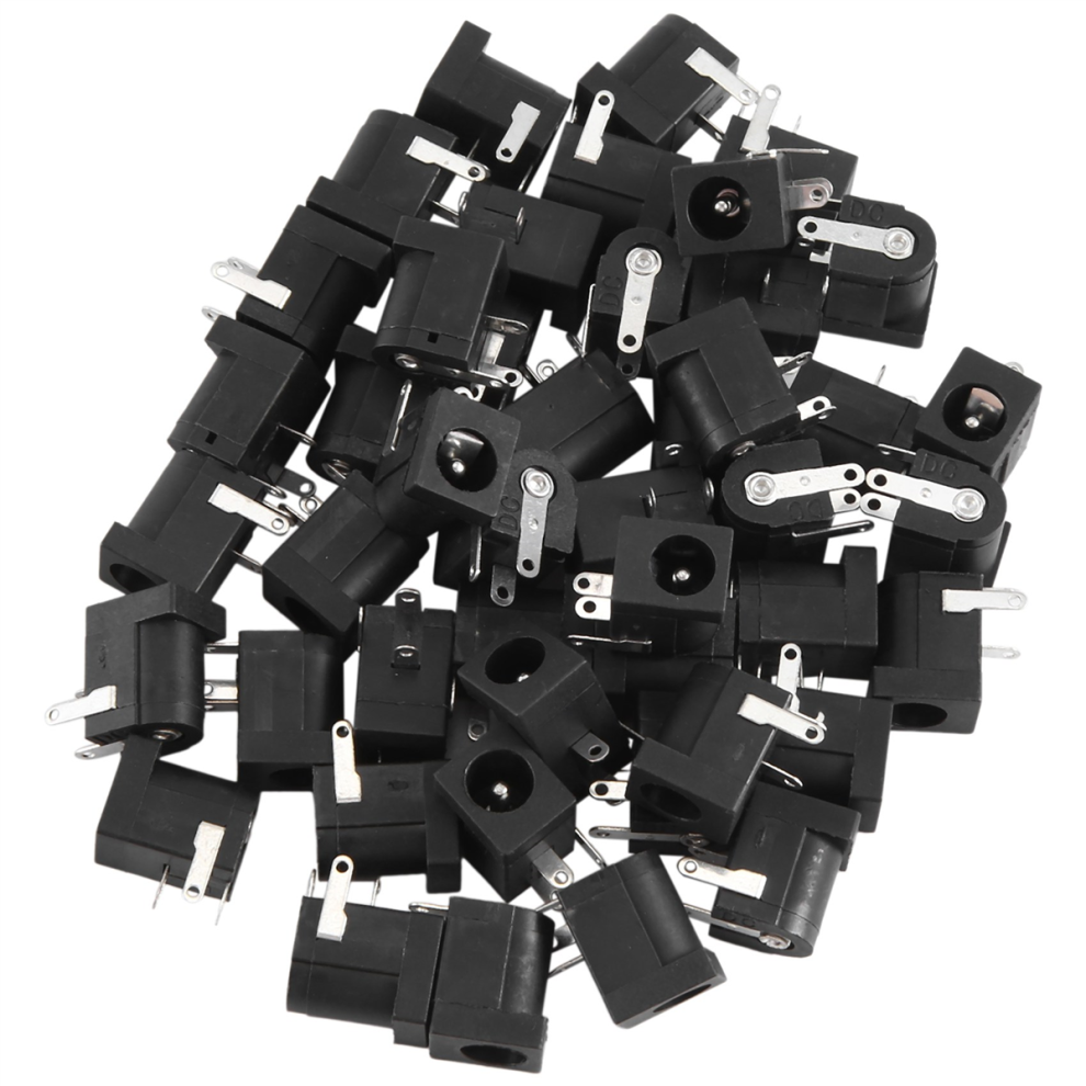 45 Pcs Dc Power Jack Socket 2.1Mm X 5.5Mm Barrel-Type Pcb Dc-005 4851267451809