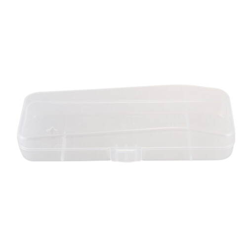 1 Pcs Storage Box Men Shaver Case Transparent Plastic Case 1
