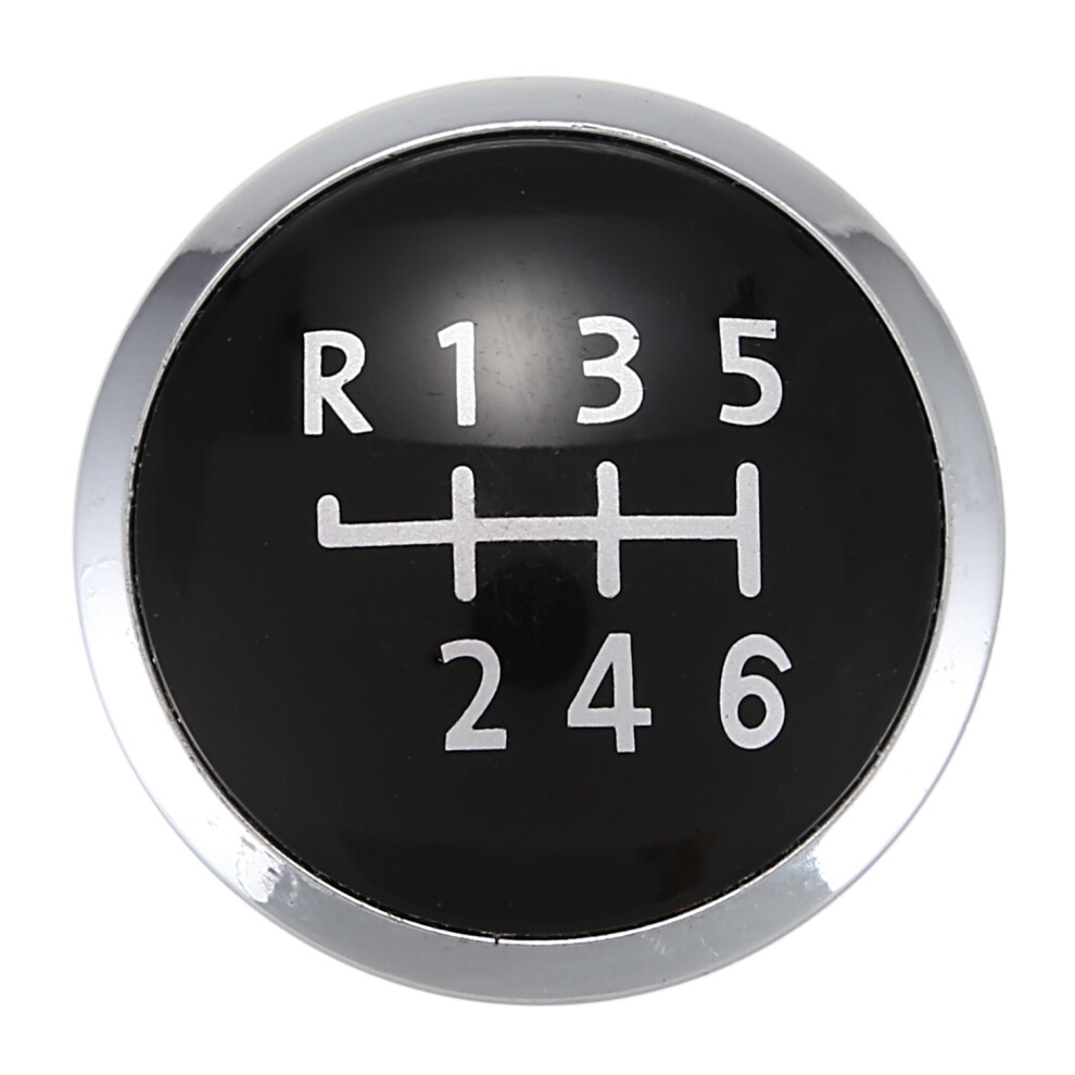 6 Speed Gear Shift Knob Cover For Transporter T5/T6 Mk5 Mk6 Black/Silver 4851267453469