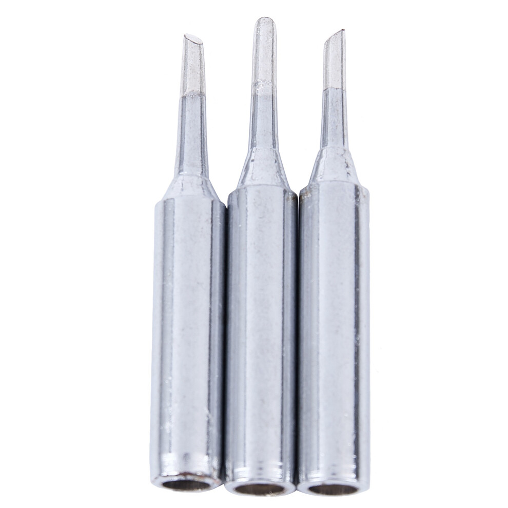 3Pcs 900M-T-2C 60W 2Mm Width Bevel Soldering Solder Iron Tip 43 X 6Mm 4851267453544