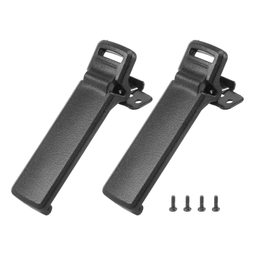 2Pcs Spare Back Belt Clip for 2-way intercom UV5R 1