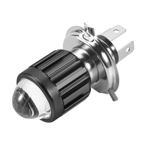 H4 Motorcycle Mini LED Projector Bulbs Dual Colors Scooter E-Bikes