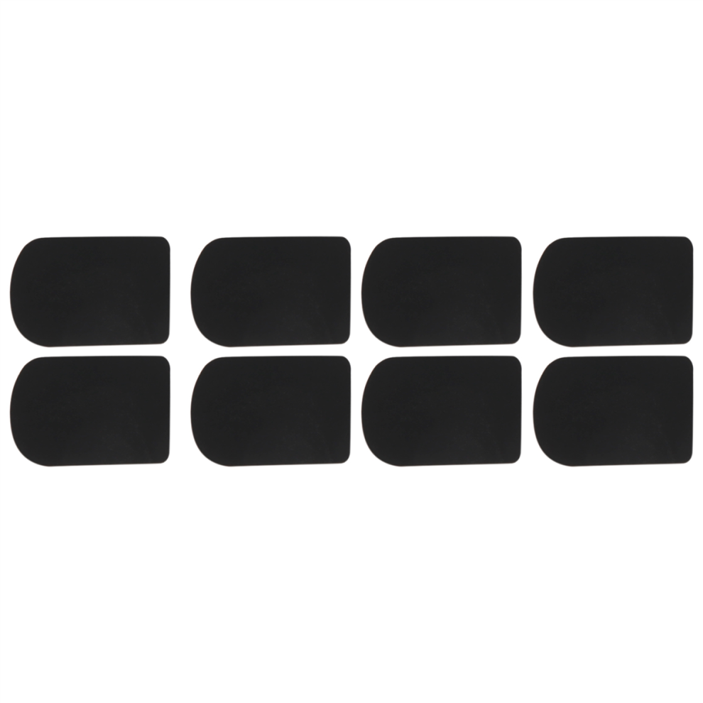 Black 8Pcs Clarinet/Soprano Saxophone Cushions - 0.8Mm