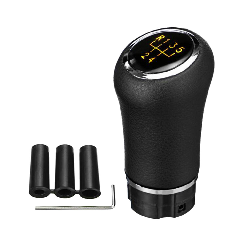 Universal 5Speed Manual Gear Shift Knob Pu For // Yellow 4851267463543
