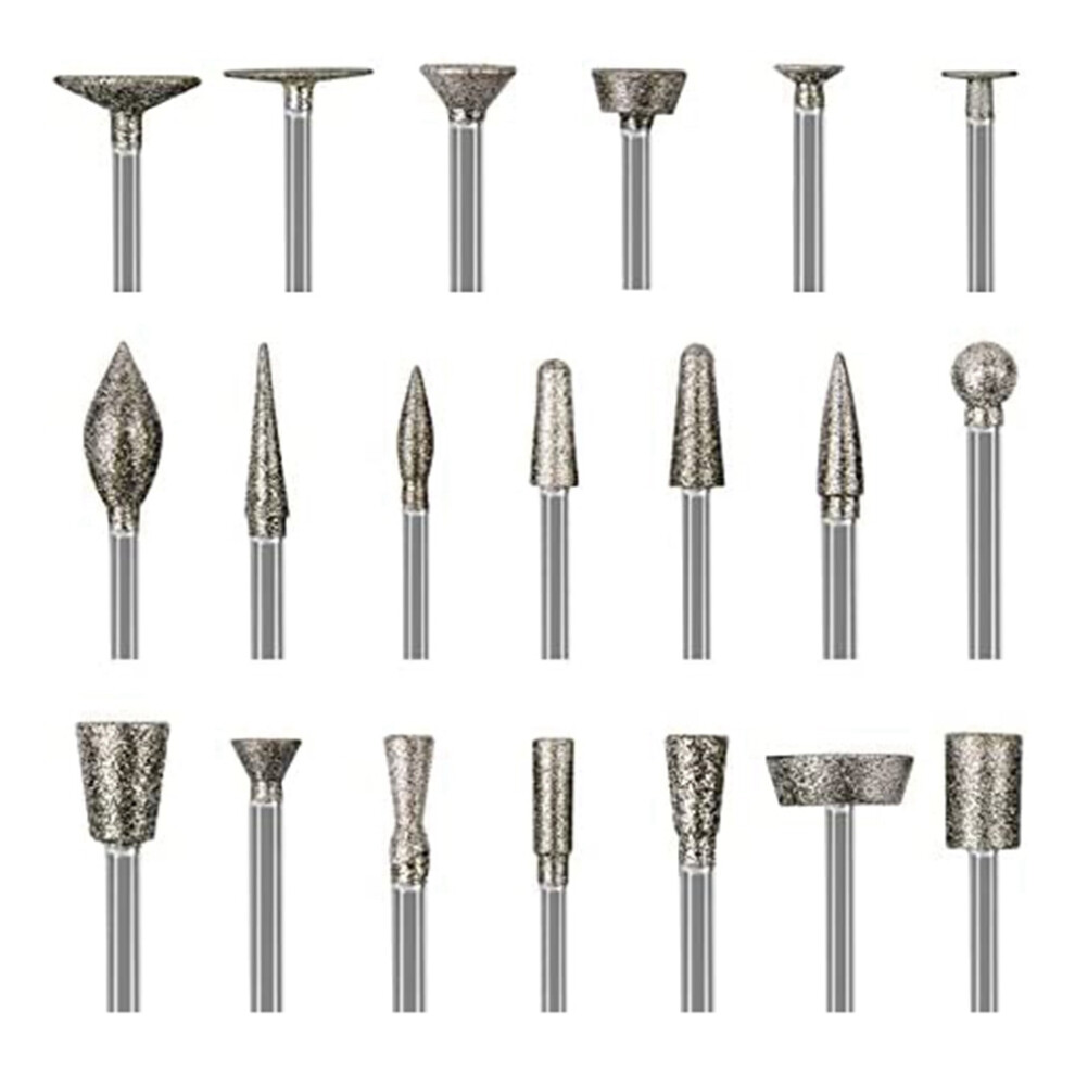 20Pcs Polishing Kits Rotary Tools With 1/8 Inch Shank For Carving 4851267463826