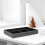 4 Slots Desk Drawer Organizer, Pu Leather Drawer Storage (Black) 2