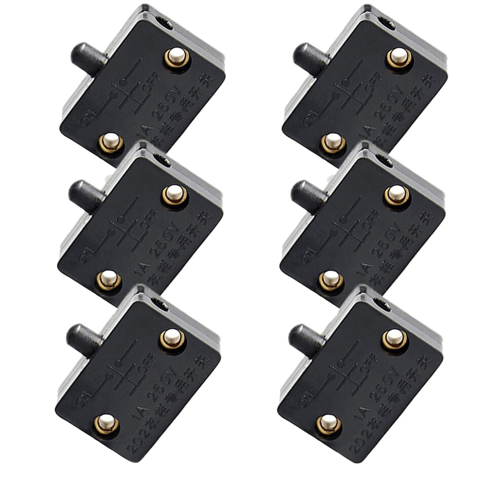 6Pcs Door Led Switch For Closet Light,Electrical Lamp Switches,Black 4851267465769