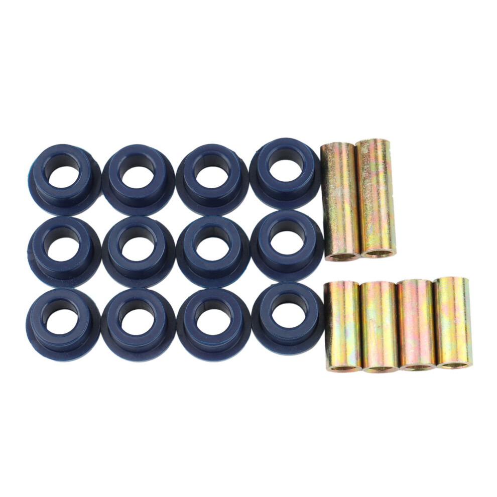 Front Lower Spring+Front Upper A Arm Suspension Bushing Kits, Blue 4851267465295