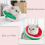 Adjustable Cat Cone Collar Soft, Recovery Collar, Watermelon Large 2