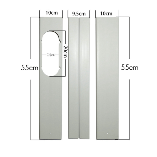 3PCS Adjustable Window Kit Plate for Air Conditioner Parts-55CM 1