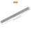 Guitar Neck Notched Straight Edge Tool with String Action Ruler Gauge 5