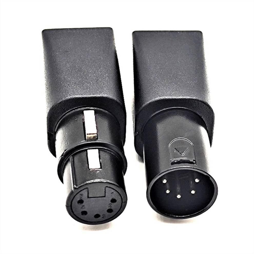 1 Pair Dmx To Rj45 Connector Female & Male Adapter For Audio Video 4851267473559