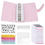 A6 Budget Binder with Zipper Envelopes, Budget Planner Book Pink 3