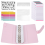 A6 Budget Binder with Zipper Envelopes, Budget Planner Book Pink 4