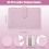 A6 Budget Binder with Zipper Envelopes, Budget Planner Book Pink 6