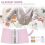 A6 Budget Binder with Zipper Envelopes, Budget Planner Book Pink 5
