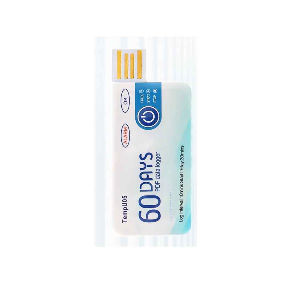 TempU05 Temperature Data Logger 60 Days Temperature Analyzer