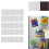 25 Pcs Magnetic Painting Canvas Panel Magnetic Mini Canvas Boards 4