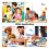 25 Pcs Magnetic Painting Canvas Panel Magnetic Mini Canvas Boards 5
