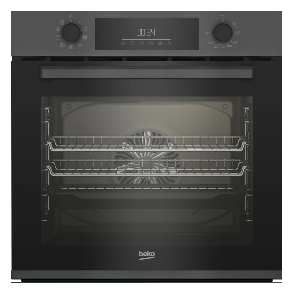 Beko AeroPerfect Built In Electric Single Oven - Matt Black - A+ Rated