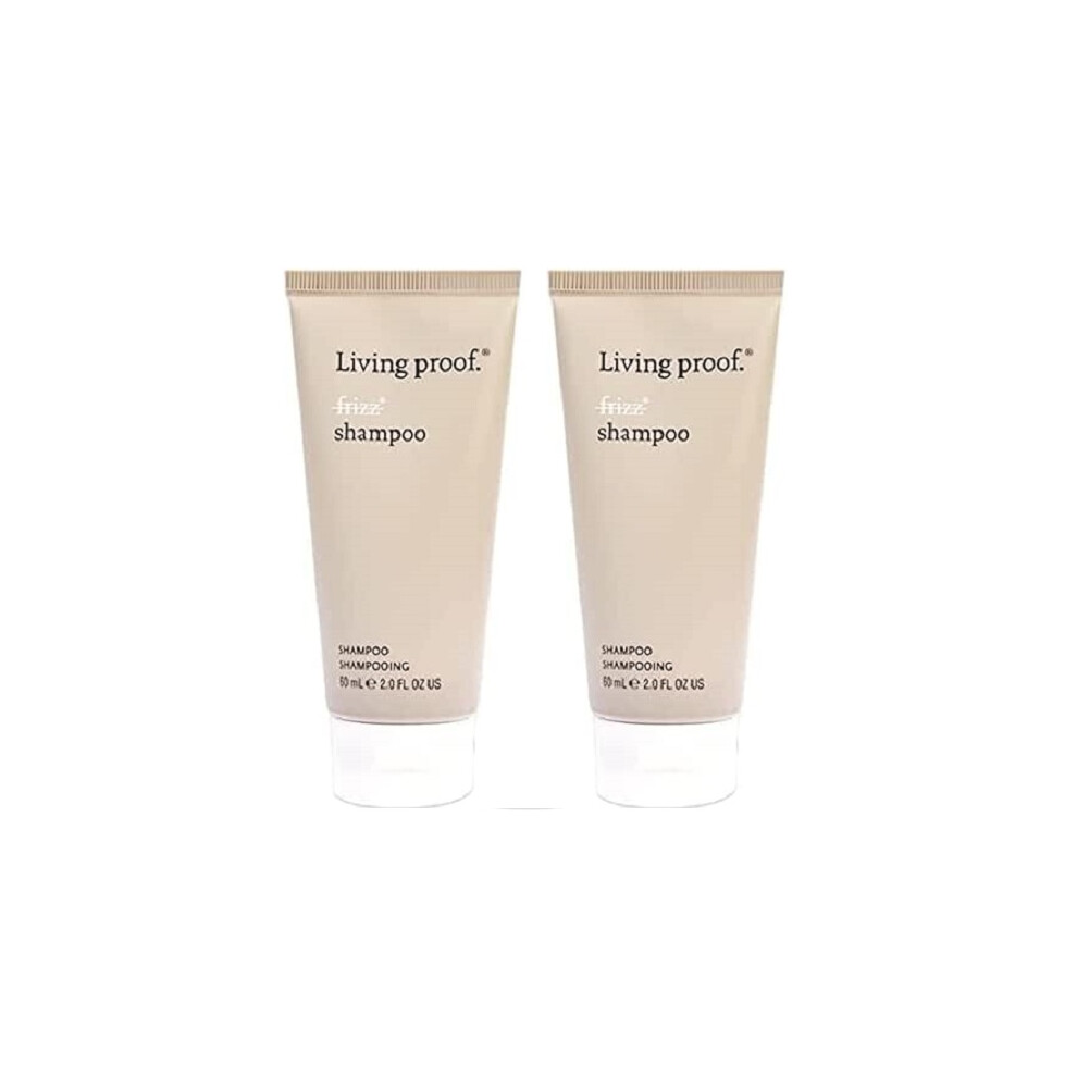 Living Proof No Frizz Shampoo, 60ml, pack of 2