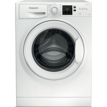 Hotpoint NSWM 846 W UK Anti-Stain 8kg Washing Machine, 1400rpm, A Rated, White - Steam Hygiene &amp; Refresh
