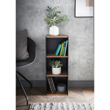 Rustic Coberg 3Tier Shelf Shelving Display Storage Unit Wood Furniture