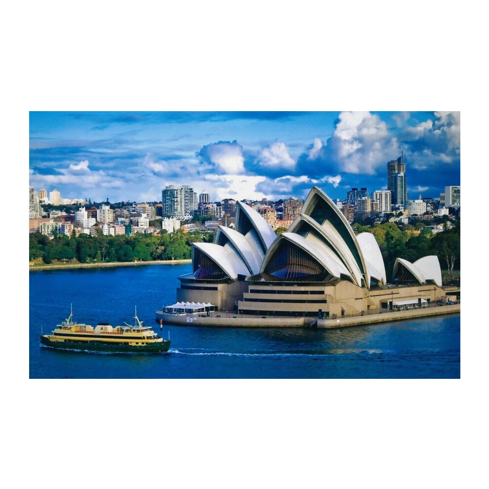 Quickdraw Supplies 1000 Piece Australia Sydney Opera House Jigsaw Puzzles