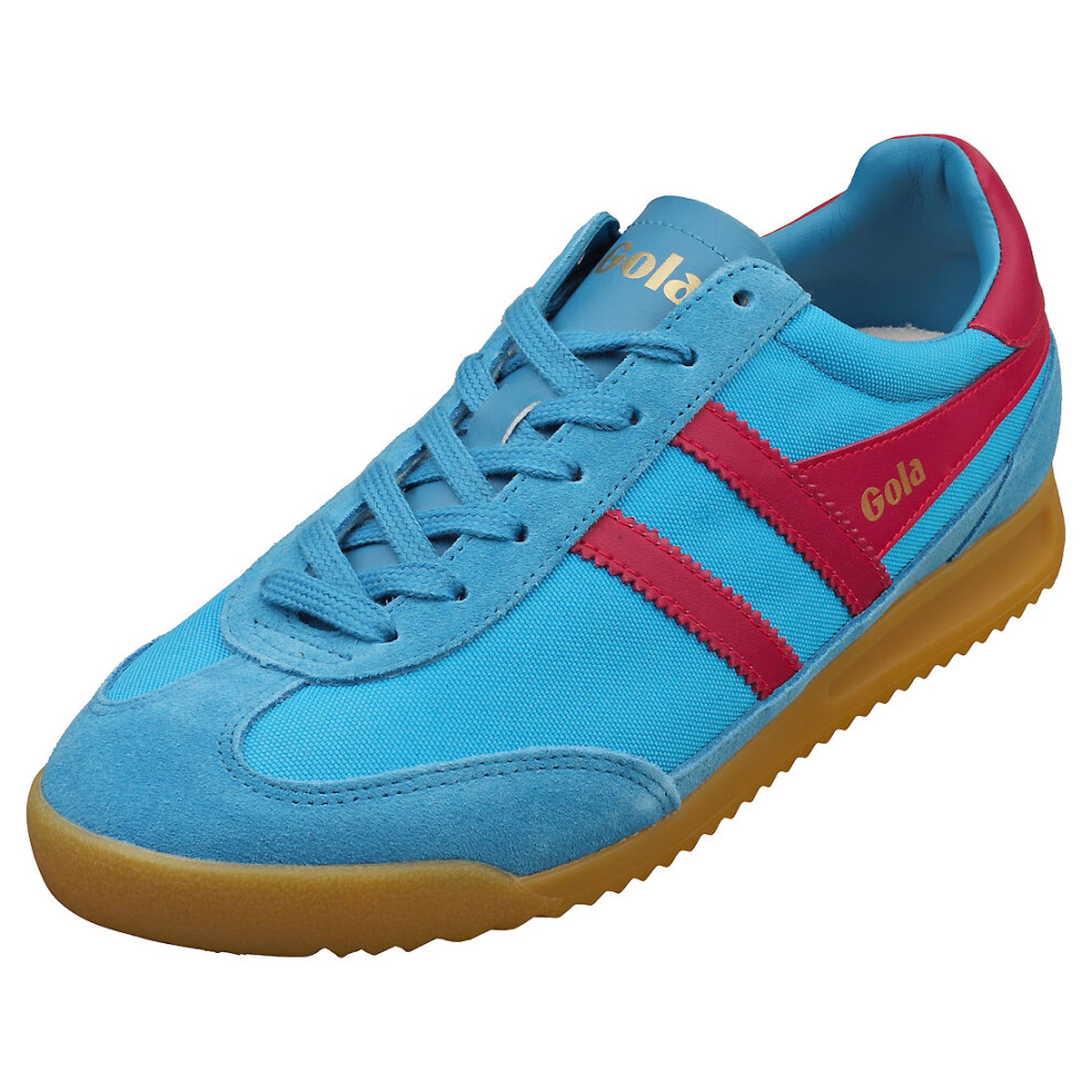 (9) Gola Tornado Womens Fashion Trainers in Blue Fuchsia