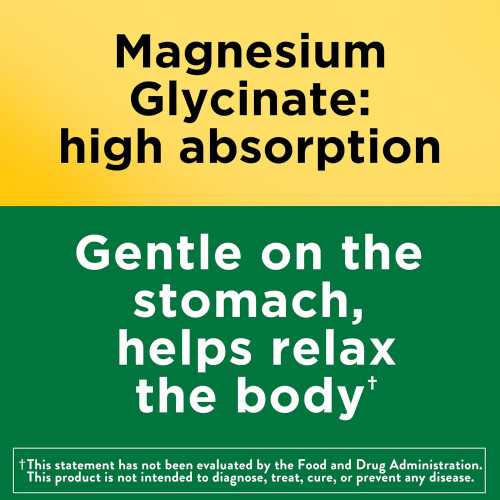 Nature Made Nature Made Glycinate de Magnésium 200mg, 60 Capsules 2