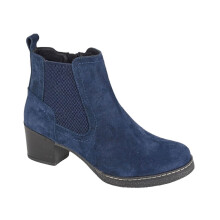(UK Size 7) Cipriata ALESSINA Ladies Real Suede Memory Foam Inside Zip Ankle Boots
