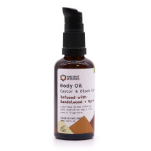 (Sandalwood & Myrrh) Organic Body & Massage Oil 50ml