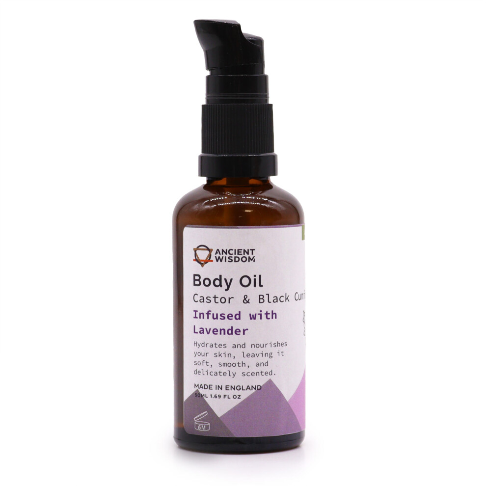Organic Body Oil 50ml - Lavender Oils Personal Care Bath - Image 3