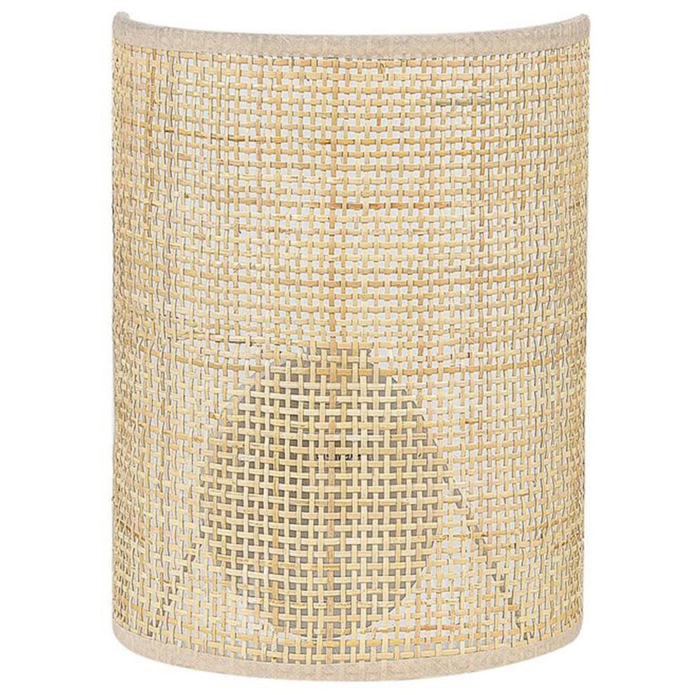 Wall Lamp DEMITRIE Rattan Natural