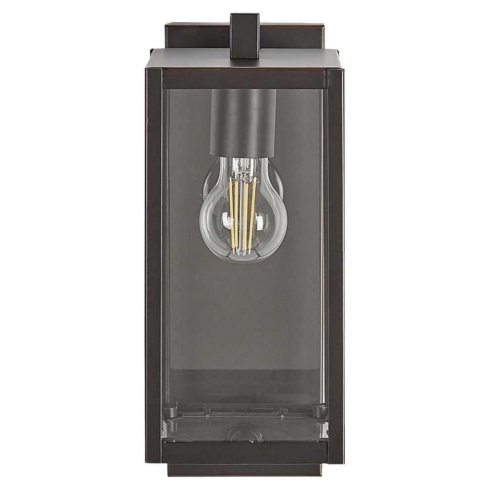 Outdoor Wall Light MEGGET with Motion Sensor Black